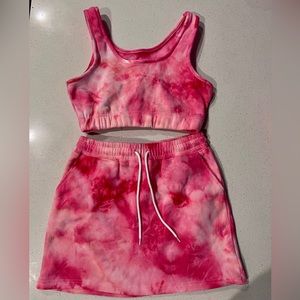 Refuge athletics matching top & skirt